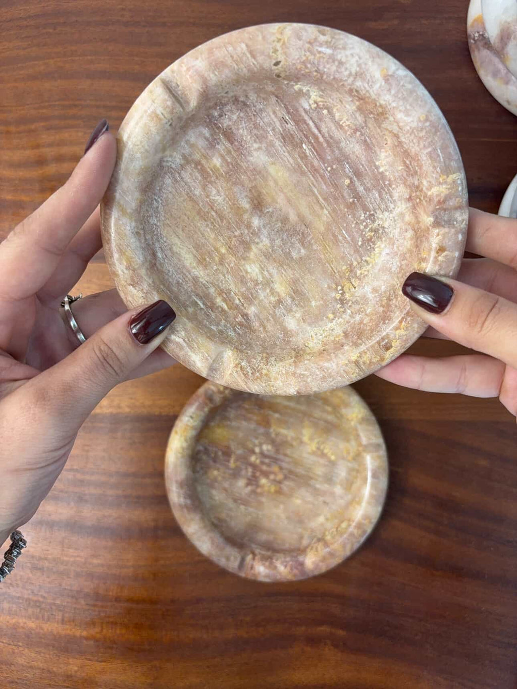 Cendrier en Marbre Marron De Constantine