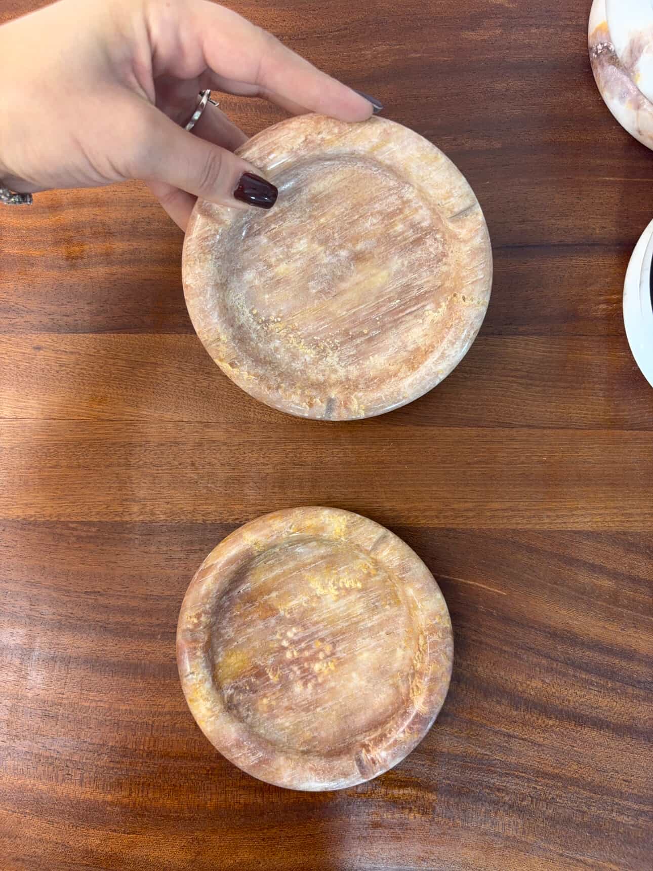 Cendrier en Marbre Marron De Constantine