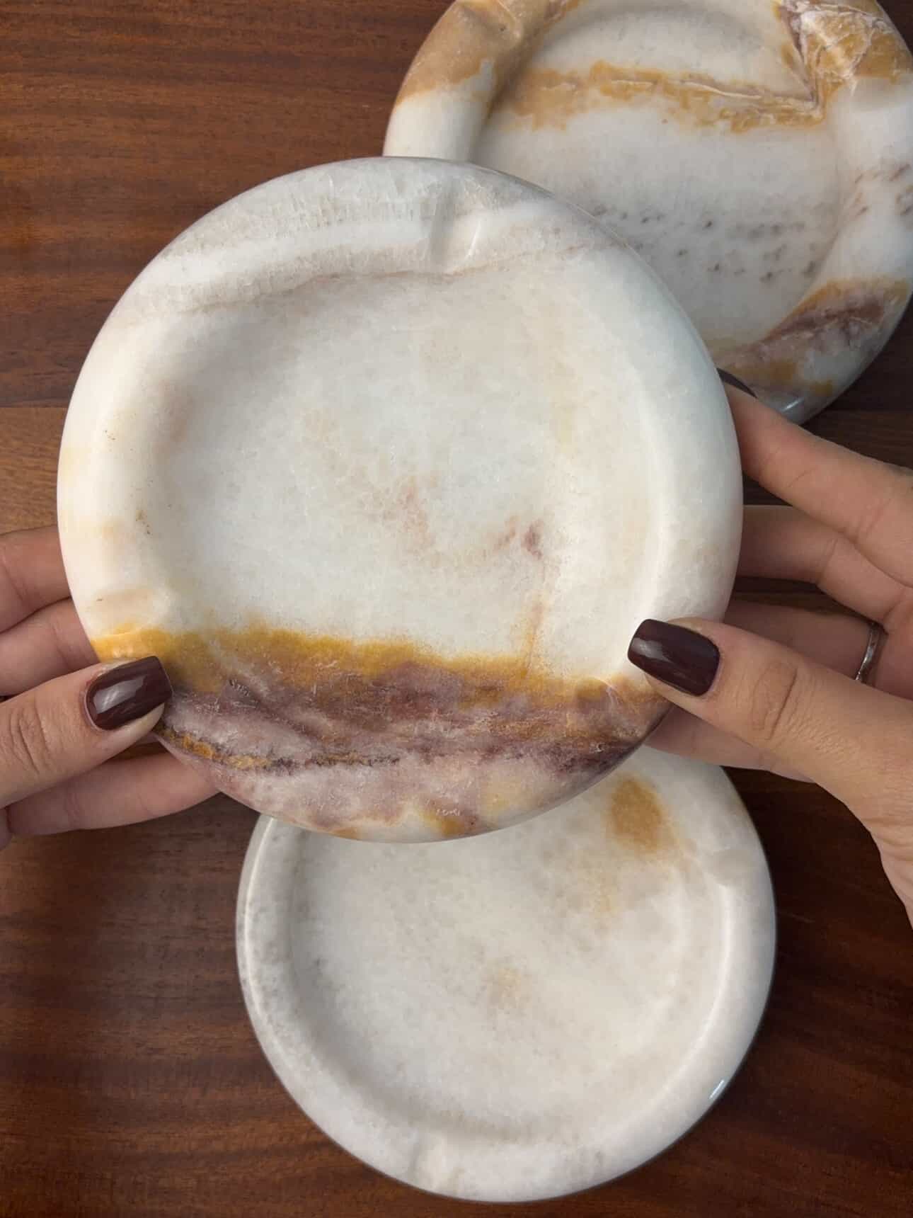 Cendrier en Onyx Marron de Tébessa