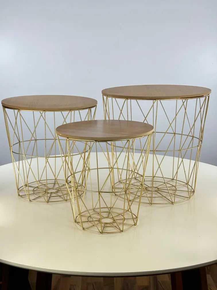 table de coin 3 pieces Bol brillant