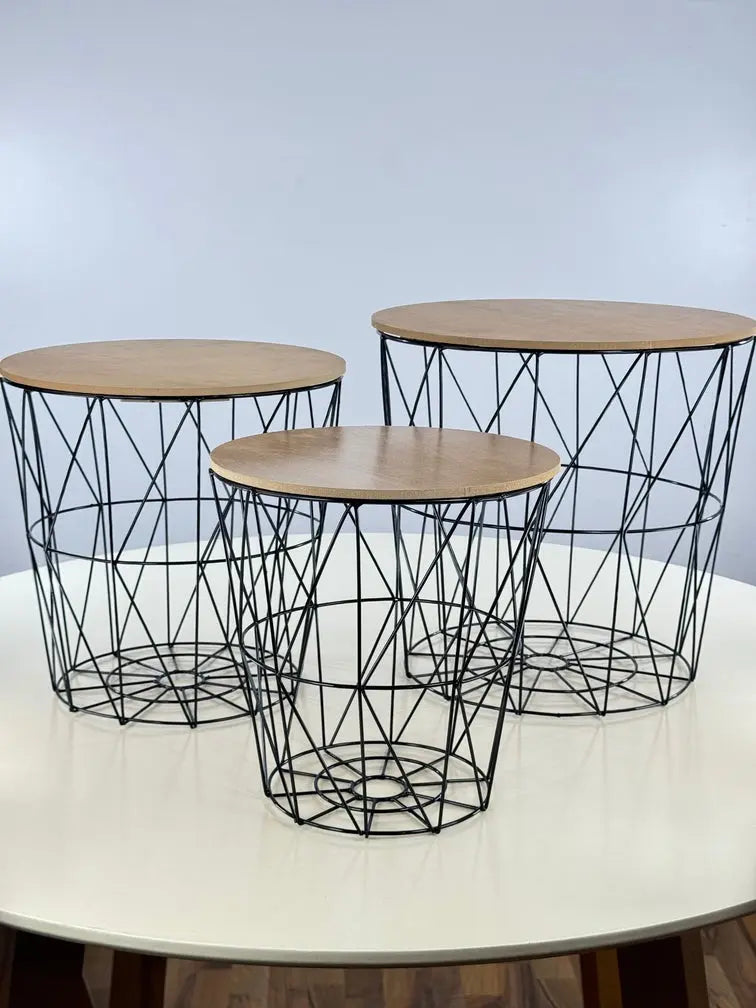 table de coin 3 pieces Bol brillant